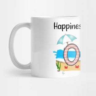 Happiness Is Being An Ome Summer Beach Happy Mother's Day Mug